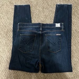 Hudson Barbara High Rise Skinny 31x 27 frayed hem